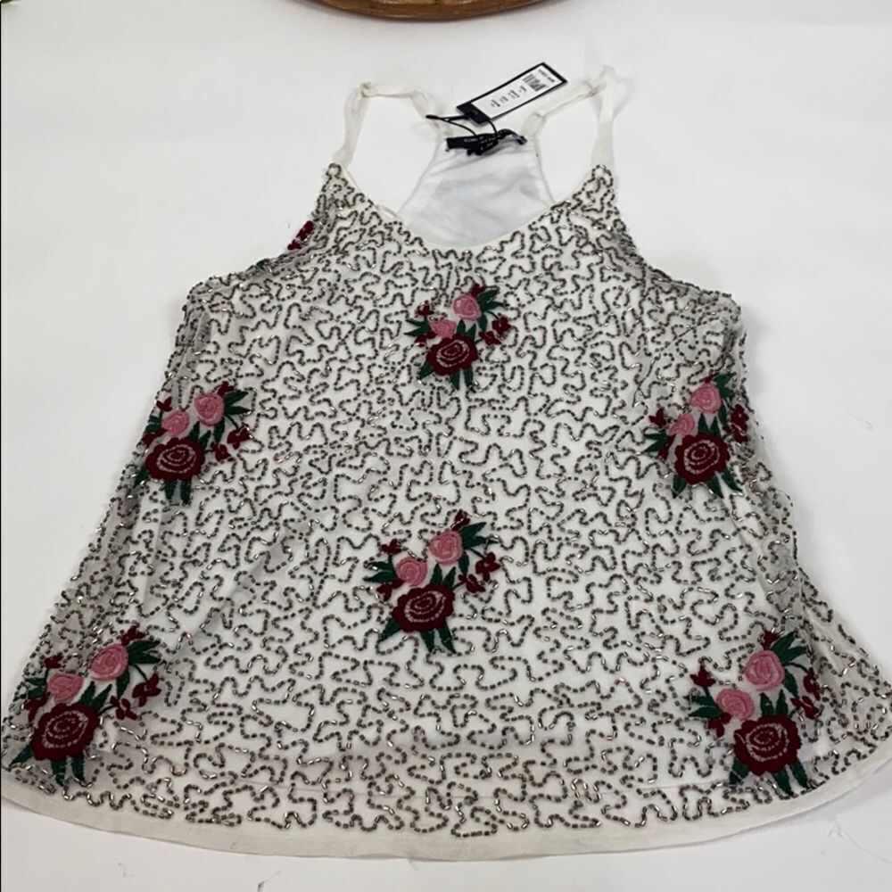 Romeo + Juliet beaded top